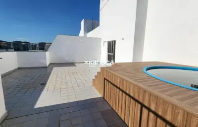 Cobertura para alugar com 145m², 2 quartos, 2 banheiros, 1 vaga de garagem.