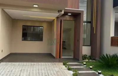 Casa geminada com 3 quartos e 1 suite no condominio morada das flores