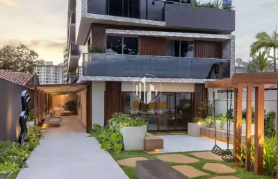 Flat de 23m2 mobiliado e projetado á beira-mar no jardim oceania