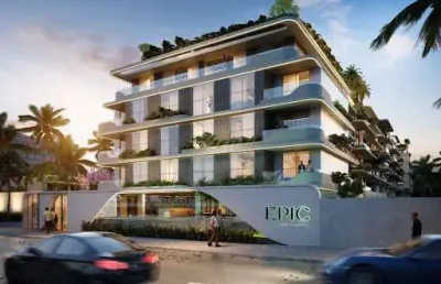 Flats na planta de alto padrão na beira mar da praia de cabo branco