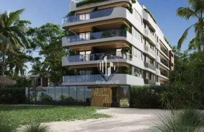 Apartamento pé na areia com 03 quartos na praia de areia dourada