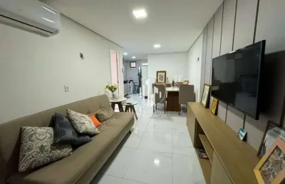 Apartamento porteira fechada com 01 quarto e vista para o mar em cabo branco