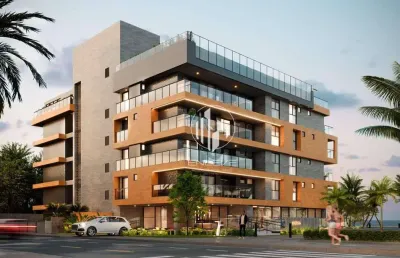 Apartamento de alto padrão à beira mar de intermares