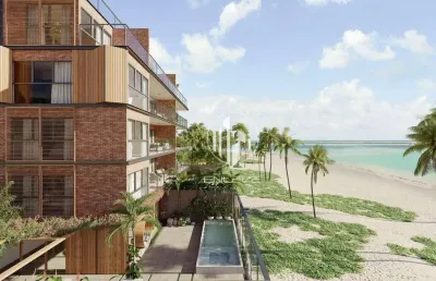 Apartamentos de luxo pé na areia da praia de camboinha