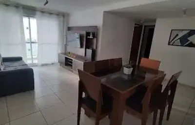 Amplo apartamento de 73m2 com 2 quartos mobiliado, em tambaú
