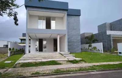 Casa de 326m2 com 5 suíte + piscina privativa, no alphaville paraíba