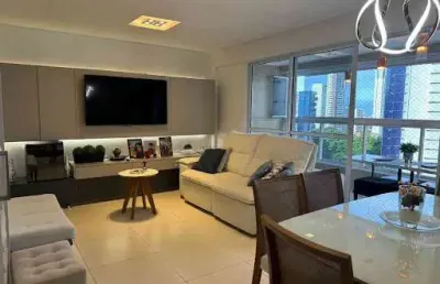 Apartamento de 131m2 com 4 quartos + dce, em condomínio club