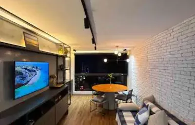 Apartamento de 80m2 com 3 quartos todo mobiliado e projetado
