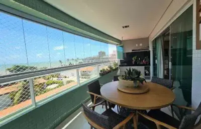 Apartamento de 207m2 com 4 suítes + dce, com vista mar