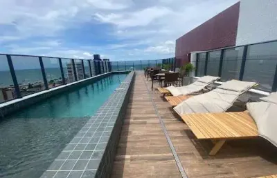Apartamento de 63m2 com 2 quartos + móveis projetados, na praia de tambaú