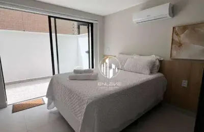 Flat térreo porteira fechada a apenas 50m da praia do cabo branco