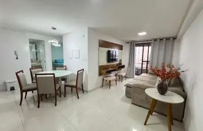 Apartamento com 2 quartos mobiliado e projetado, em manaíra