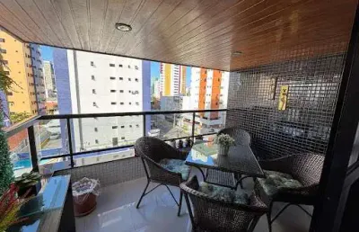 Apartamento de 197m2 com 4 suítes + dce, em manaíra