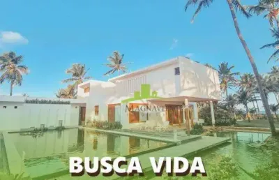 Mansão frente mar com 1.555m² | terreno 8.000m² | 6 suítes | duplex | piscina com ofurô | área gourmet | frente mar | energia solar | r$ 11.500.000,00