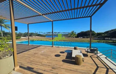 Lote frente lagoa no reserva sauípe, 499m², plano, dentro do destino sauípe com infraestrutura completa. agende sua visita!