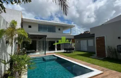 Linda casa | vilas do atlântico | acabamento fino de alto padrão | 5 suites | porteira fechada | energia solar