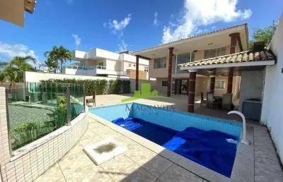 Casa duplex à venda palm ville, na priscila dutra, 370m², 4 suítes, master com closet e hidro, piscina, gourmet, porteira fechada, condomínio completo