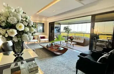 Apartamento à venda no greenville lumno, patamares, salvador: 225m², 4 suítes, varanda gourmet, vista mar, 3 vagas, infraestrutura completa com lazer