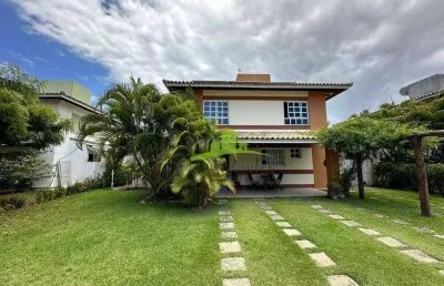 Casa à venda no golf quatro rodas, salvador: 4 suítes, home office, energia solar, área gourmet, 270m², condomínio fechado com piscina, lazer completo