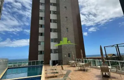 Apartamento de luxo à venda em patamares no colina a | 3 suítes | 142m² | nascente total com vista mar frontal | varanda gourmet | r$ 1.700.000