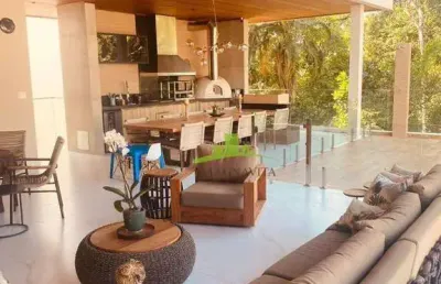 Casa de luxo à venda alphaville 1 salvador, 5 suítes, 770m², academia, sauna, adega, piscina com jacuzzi, placa solar, r$ 10.500.000,00