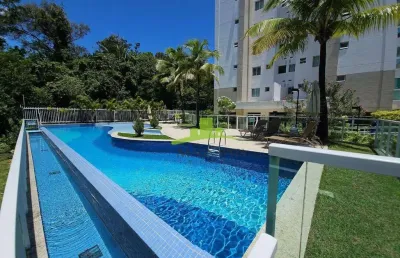Alphaville salvador. apartamento à venda 2 quartos, 79m², 1 suíte, varanda com reiki, armários planejados, andar alto. infraestrutura completa, 1 vaga