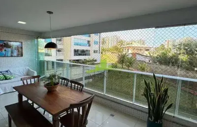Apartamento a venda hemisphere 360°, pituaçu, 140m², 4 quartos, 2 suítes, varandão gourmet, 3 vagas, r$ 1.490.000,00