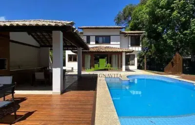 Casa de alto padrão à venda no quintas de sauípe laguna, 370m², 4 suítes, porteira fechada, r$ 1.950.000,00