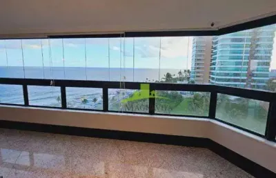 Apartamento à venda no morro do gato, salvador, colline du chat, 224,50m², 4 suítes, vista mar, varanda incorporada, 5 vagas, r$ 3.400.000,00