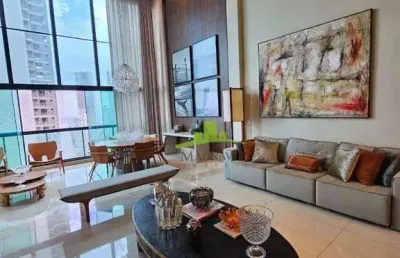Apartamento de luxo à venda no villaggio panamby, horto florestal, 280m², 4 suítes, pé direito duplo, andar alto, 4 vagas, r$ 3.950.000,00