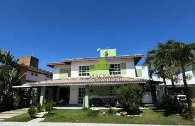 Casa à venda no golf quatro rodas, itapuã, 300m², 4 suítes, piscina, área gourmet, energia solar, porteira fechada r$ 2.950.000,00