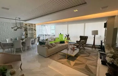 Excelente apartamento à venda no aquárius, salvador, 154m², 3 suítes, varanda integrada, nascente, 2 vagas, infraestrutura completa, porteira fechada!