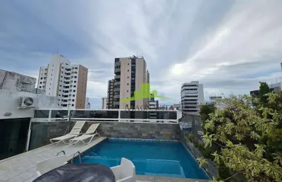 Cobertura de luxo duplex à venda no mansão squalus – caminho das árvores, salvador, 387m², 4/4 sendo 2 suítes, piscina privativa, 3 vagas r$ 1.500.000