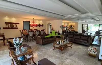 Casa alto padrão à venda no residencial jardim itaigara, salvador: 5 suítes, 560m², piscina e área gourmet, escritório. conforto e sofisticação!