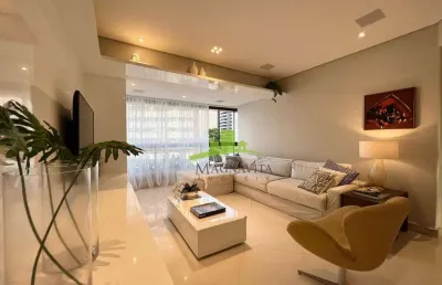 Apartamento à venda mansão ilha de delfos, 130m², 4/4, 2 suítes, 3 vagas, nascente, decorado, jardim alto do itaigara, salvador, rua tranquila. nobre!