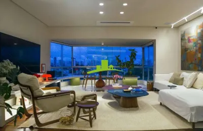 Bosque suiço. apartamento decorado à venda na federação, 175m², 3 quartos (2 suítes) + gabinete, vista mar, 2 vagas, nascente, r$ 1.450.000,00