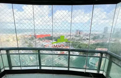 Patamares. apartamento alto padrão à venda no mansão baía de santorini, 146m², 3 suítes com varanda, vista mar, varanda gourmet, 3 vagas. r$ 1.250.000