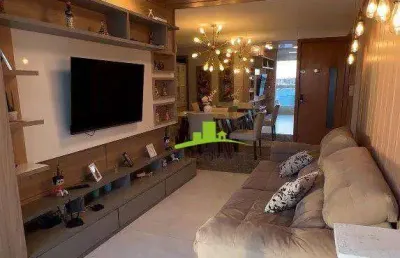 Cobertura duplex à venda em lauro de freitas, 206m², 3 quartos (2 suítes), piscina privativa, área gourmet, 2 vagas, fino acabamento, energia solar.