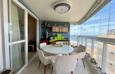 Acqua marine residences. apartamento à venda jardim armação, 96m², 3 quartos, 2 suítes, varanda gourmet, vista mar, 2 vagas e lazer completo