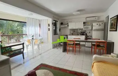 Guarajuba. apartamento à venda genipabu club house 91m², 3 suítes climatizadas. sala integrada. mobiliado, vista verde. seu refúgio em guarajuba