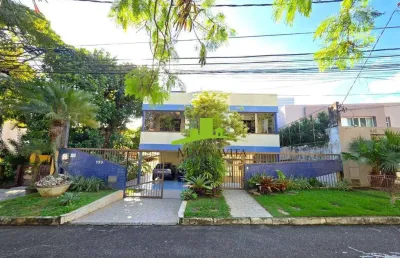 Casa alto padrão à venda no horto florestal, condomínio quintas do candeal, 4 suítes + gabinete, 583m², piscina, gourmet e muito espaço e conforto!