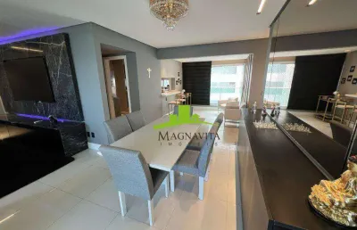 Vila augusta, graça. apartamento 4 suítes à venda, 187m², mobiliado, alto padrão, varanda gourmet, climatizado, 3 vagas. pronto para morar!