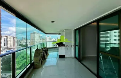 Caminho das árvores. apartamento à venda com 90m², 2 quartos, 1 suíte, varandão gourmet, nascente, andar alto, super ventilado, porcelanato, 2 vagas