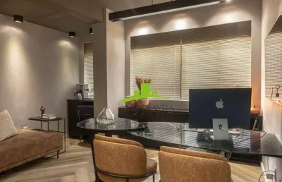 Horto florestal. sala comercial à venda 35m², andar alto, nascente, mobiliada, decorada, pronta para uso, porteira fechada, 1 vaga garagem. exclusiva!