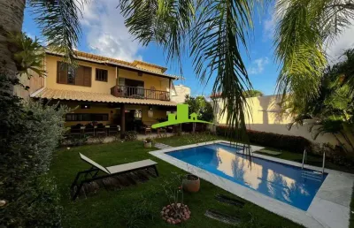Vilas do atlântico. casa à venda 280m², 3 suítes, piscina, varanda gourmet, energia solar, alameda fechada, alto padrão, oportunidade única!