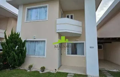 Foz do joanes - villa di santorini. casa à venda 180m², 4 quartos, 3 suítes, área gourmet, nascente, buraquinho. conforto e segurança. oportunidade!