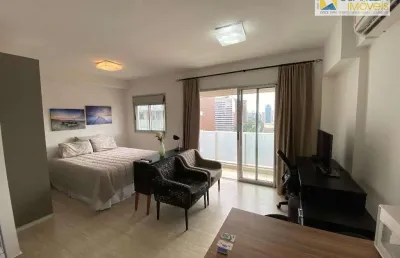 Studio com 1 dormitório para alugar, 33 m² por r$ 5.134,82/mês - santo amaro - são paulo/sp