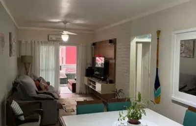 Apartamento mobiliado 2 dormitórios 1 suite no canto do forte em praia grande/sp