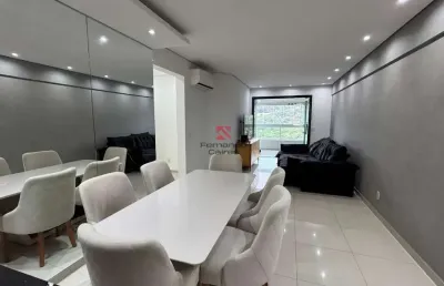 Apartamento alto padrão mobiliado 3 dormitórios e lazer completo  canto do forte