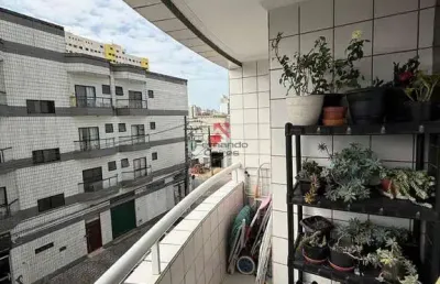 Apartamento mobiliado 1 dormitório na ocian - praia grande/sp